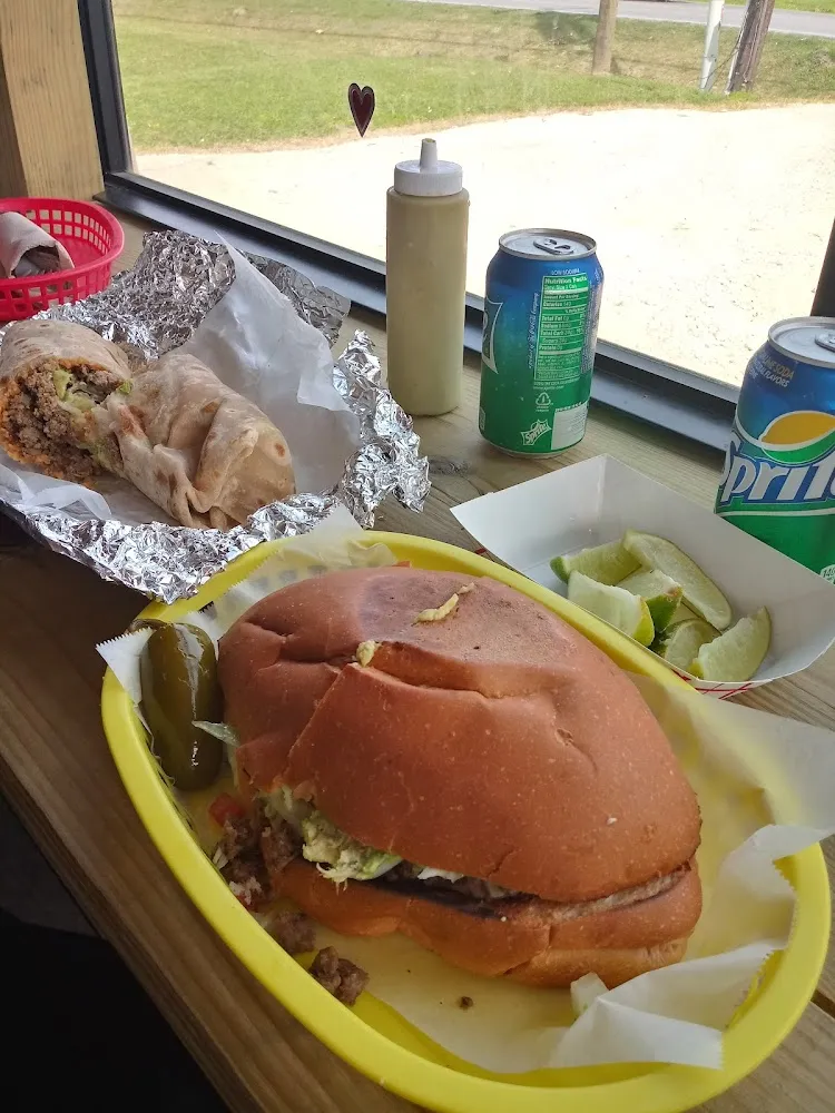 Fajita Burrito and Fajita Torta