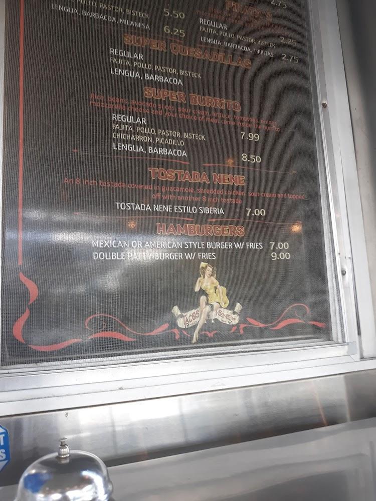 Taco Nene Inc. Menu image 4